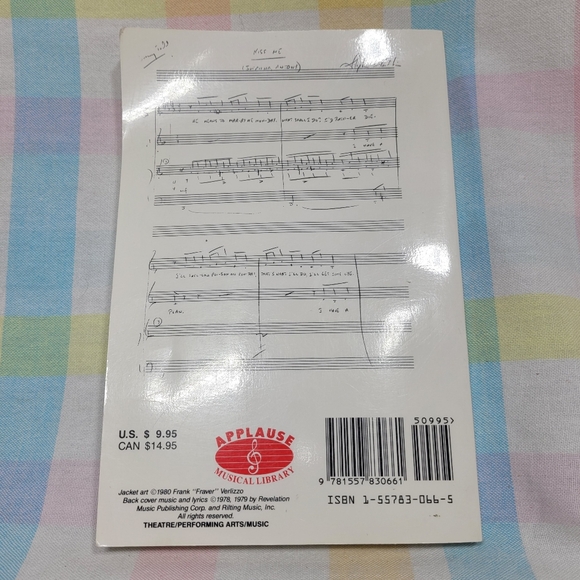 Sweeney Todd Demon Barber a Musical Thriller paperback playbook Applause Library - Picture 3 of 3